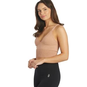 Free People Good Karma Crop Top Desert Dune Nwt
